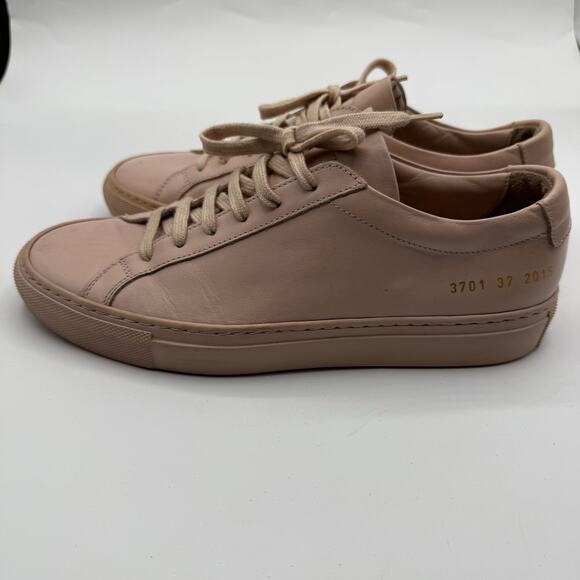 Woman by Common Projects Tournament Low Top Sneakers Pink Size 37 - Picture 1 of 11